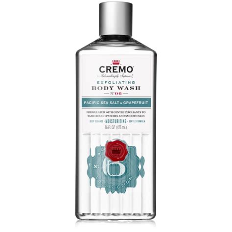 cremo exfoliating body wash.